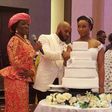 Aminu Abubakar and Nana Akyaa's white wedding in Ghana