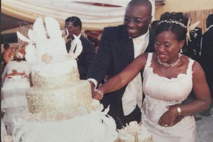 Ali Baba and his wife, Mary Akpobome