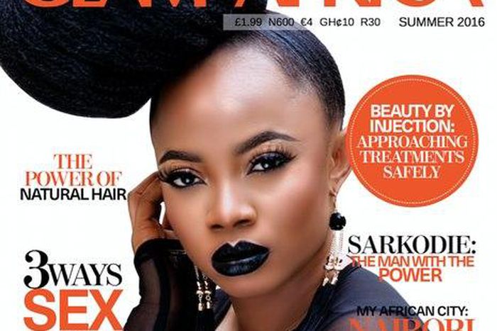 Toke Makinwa for Glam Magazine latest cover
