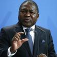 Mozambique President Filipe Nyusi speaks to media during a news conference with German Chancellor Angela Merkel (unseen) after their meeting at the Chancellery in Berlin, Germany, April 19, 2016.