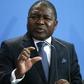 Mozambique President Filipe Nyusi speaks to media during a news conference with German Chancellor Angela Merkel (unseen) after their meeting at the Chancellery in Berlin, Germany, April 19, 2016.