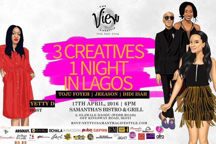 Toju Foyeh, JReason and Didi Isah