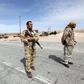 Libyan soldiers man a checkpoint in Wadi Bey, west of the Islamic State-held city of Sirte, February 23, 2016.