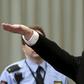 Mass killer Breivik makes Nazi salute as he sues Norway for "inhuman treatment"