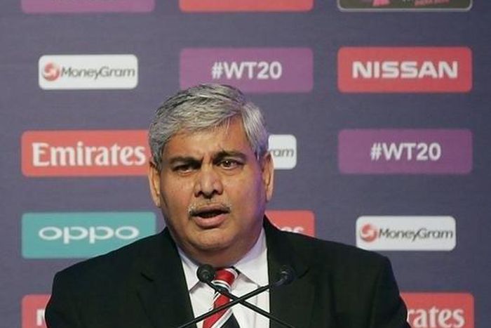 Shashank Manohar, Chairman of International Cricket Council (ICC), speaks during a ceremony to announce the fixtures of World Twenty20 in Mumbai, India, December 11, 2015.