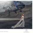 A helicopter photobombed a bridal photo shoot [PHOTO]