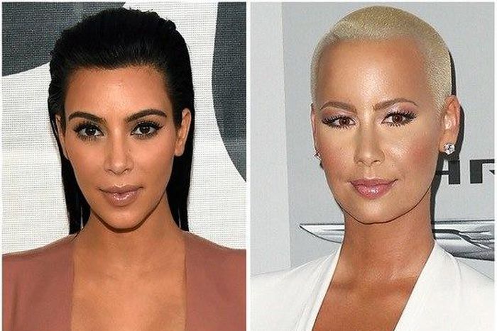 Kim Kardashian and Amber Rose