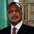 Congo's President Denis Sassou Nguesso speaks during a news conference after his meeting with Tunisia's President Beji Caid Essebsi at Carthage Palace in Tunis January 22, 2015. Sassou Nguesso is in Tunisia on a two-day visit. REUTERS/Anis Mili
