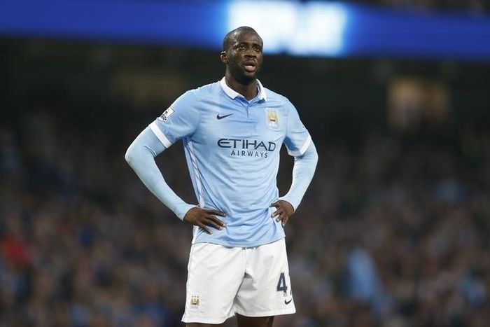 Yaya Toure during Manchester City v Norwich City
