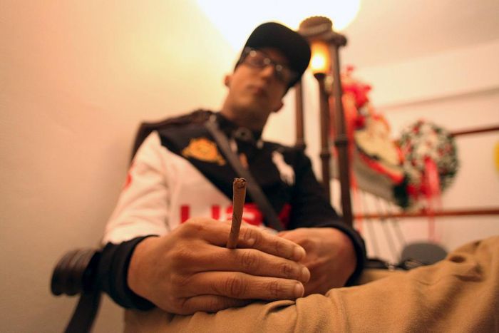 Dead man shot 15 times attends his own funeral