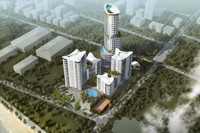 An illustration of the proposed Atlantic Resort, Lagos