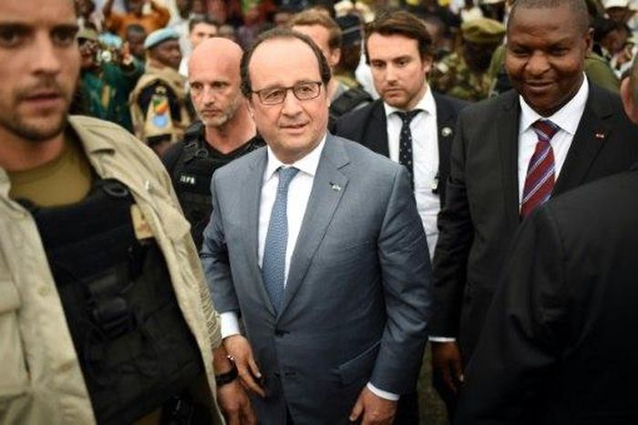 France to end military operations in C. Africa in October: Hollande