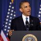 Barack Obama delivering a speech