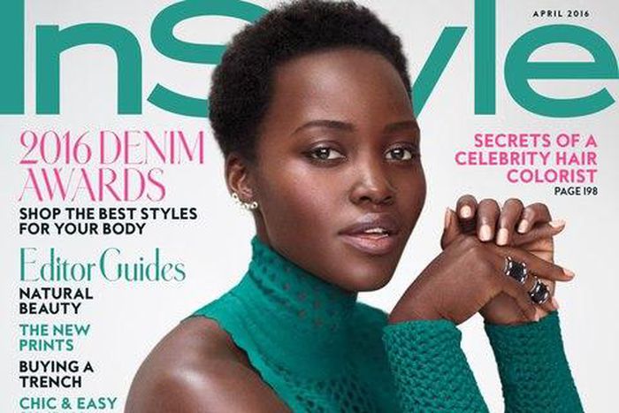 Lupita Nyong'o on the cover of InStyle magazine
