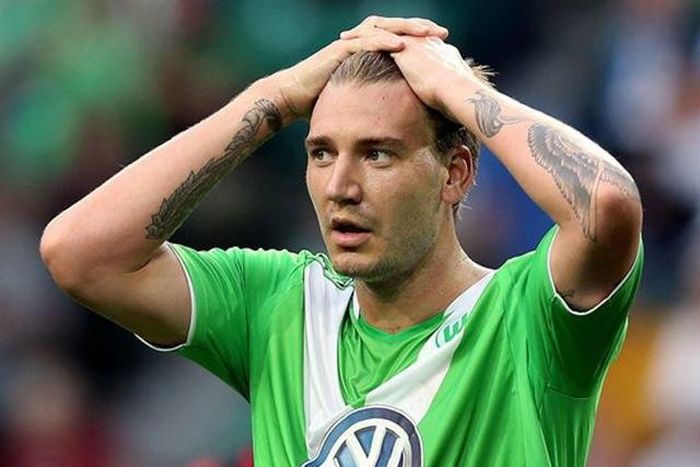 Nicklas Bendtner plays for VfL Wolfsburg, owned and sponsored by Volkswagen
