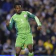 Nigeria's Efe Ambrose controls the ball during their international friendly soccer match against Scotland at Craven Cottage in London May 28, 2014.