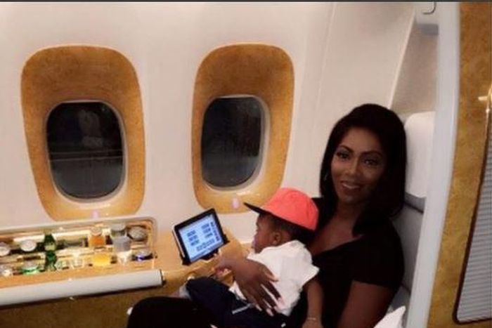 Tiwa Savage & son, Jamil