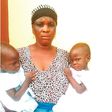The suspect, Adiza Umoru and the twin babies