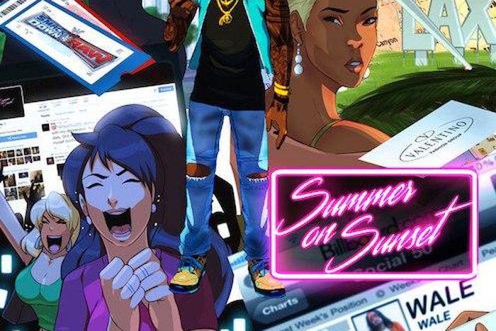 Wale - Summer on sunset artwork