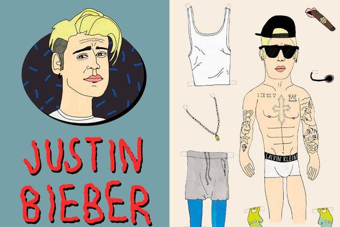 5 awesome illustrations that would give you a Biebergasm