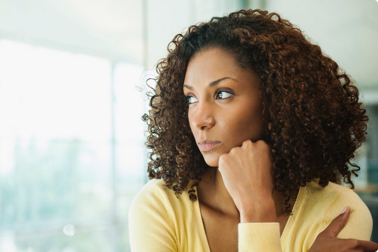 woman thinking