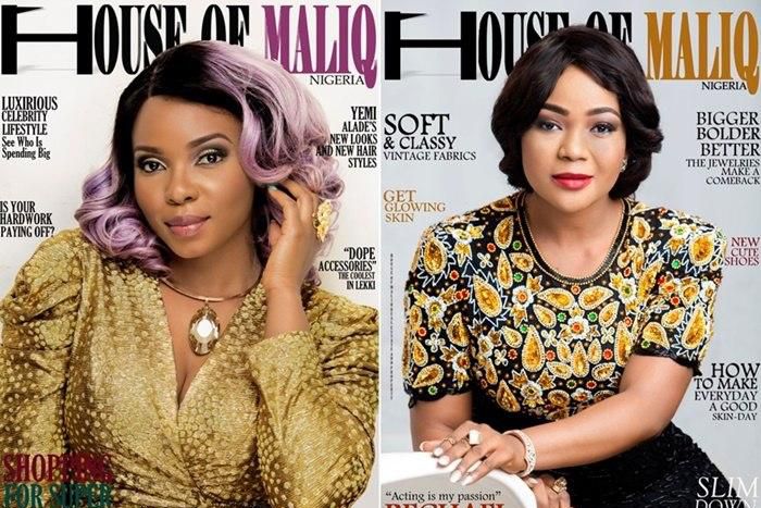 Yemi Alade and Rachael Okonkwo on the cover of House of Maliq