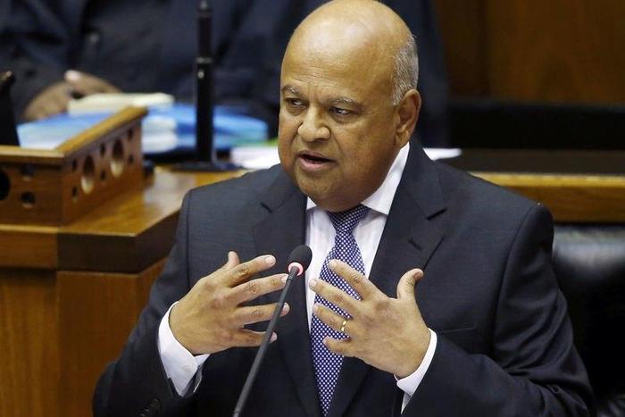 South African Finance Minister Pravin Gordhan delivers his 2016 Budget speech to parliament in Cape Town, February 24, 2016.