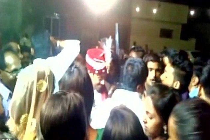 Groom is accidentally ‘shot in the head’ while celebrating at his wedding