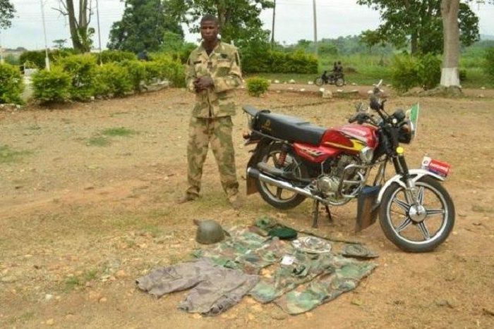 The fake soldier, Sunday Uwanle