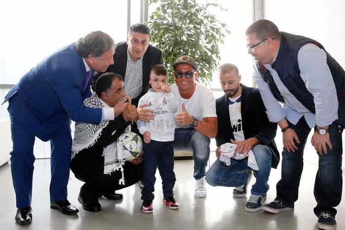 Cristiano Ronaldo and Ahmed