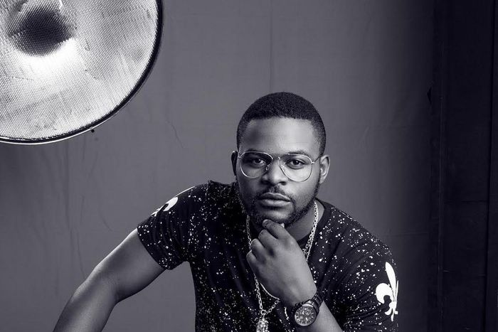 Sepia image of Falz captured by Paul Ukonu Photography