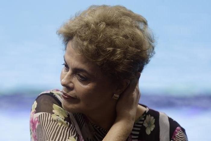 Brazil's President Dilma Rousseff attends an inauguration ceremony of the Olympic aquatic venue at the 2016 Rio Olympics park in Rio de Janeiro, Brazil, April 8, 2016.  REUTERS/Ricardo Moraes