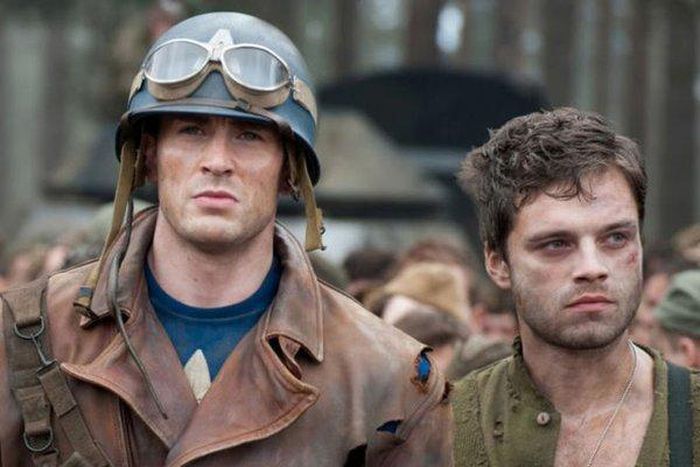 Captain America and Bucky