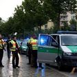 Police secure a street near to the scene of a shooting in Munich, Germany July 22, 2016.
