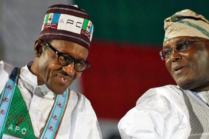 President Muhammadu Buhari, the candidate of APC and Atiku Abubakar, the candidate of PDP