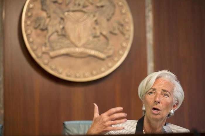 International Monetary Fund (IMF) Managing Director Christine Lagarde speaks during a media briefing following her meeting with President Muhammadu Buhari in Abuja, Nigeria January 5, 2016.