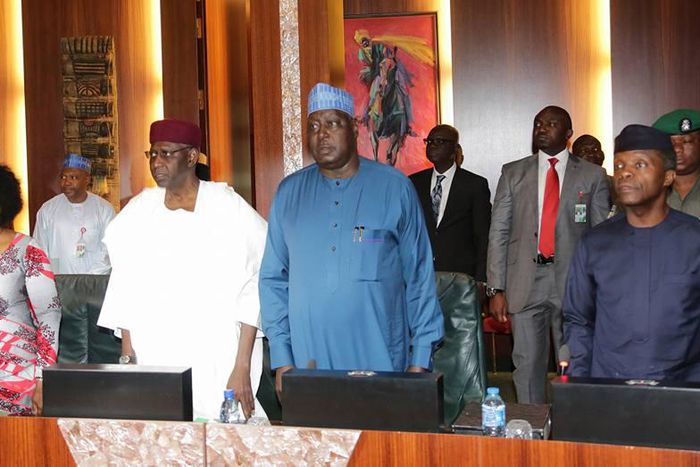Vice President Yemi Osinbajo presides over FEC meeting