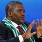 Aliko Dangote, President and Chief Executive Officer of Dangote Group and Co-Chair of the World Economic Forum (WEF) Annual Meeting 2014, speaks during a session at the WEF  in Davos January 22, 2014.  REUTERS/Denis Balibouse