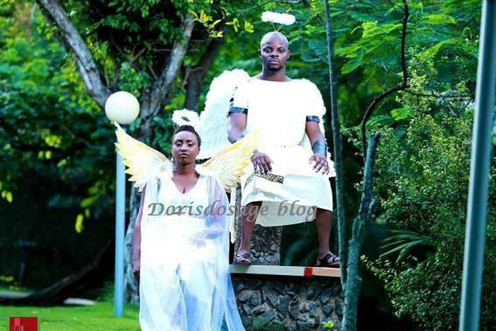 This pre-wedding photos of Cupid and an angel is setting the Internet on fire