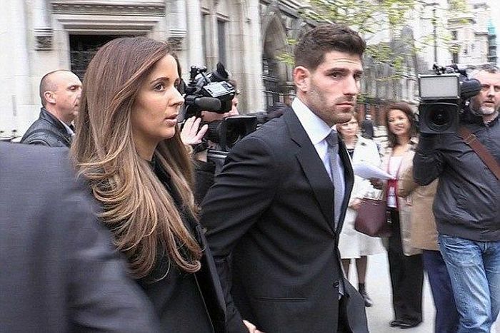 Ched Evans and his girlfriend, Natasha Massey