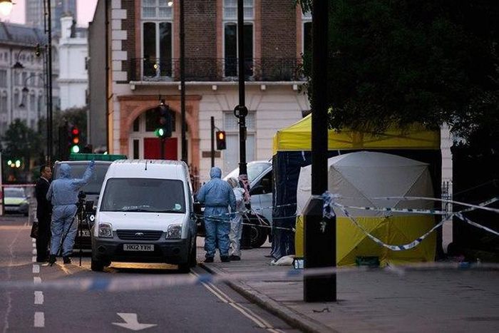 London police say three discharged from hospital after knife attack