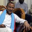 Democratic Republic of Congo's opposition Presidential candidate Moise Katumbi talks to his supporters after leaving the prosecutor's office in Lubumbashi, the capital of Katanga province of the Democratic Republic of Congo, May 11, 2016. REUTERS/Kenny...