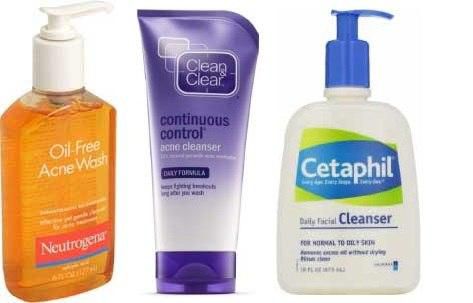 Facial cleansers for acne prone skin usually come with Salicylic acid that helps skin texture but can also be an irritant