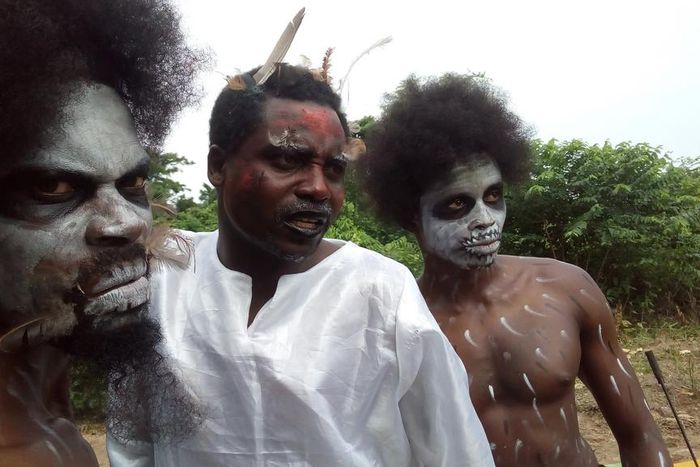 Behind the scene photos from short horror film, Reverie