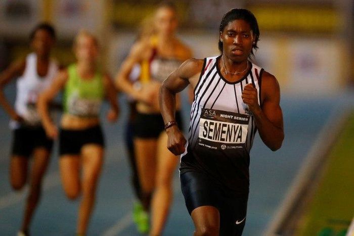 Caster Semenya competes in this picture taken March 22, 2016. Athletics - ASA After Dark meeting Ð women's 800m run - Green Point Stadium, Cape Town,  REUTERS/Mike Hutchings