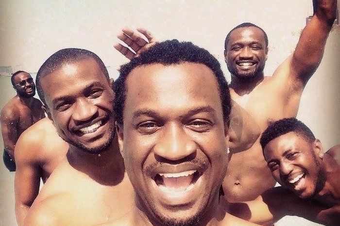 Pqsuare, Jude Okoye, Joseph Ameh take Dubai shirtless