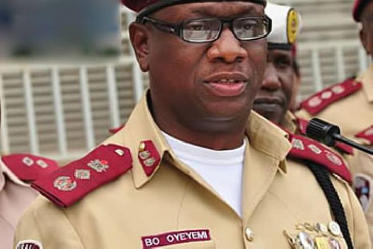 FRSC boss, Boboye Oyeyemi