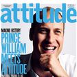 Prince William on the cover of Attitude magazine