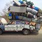 Overloaded car