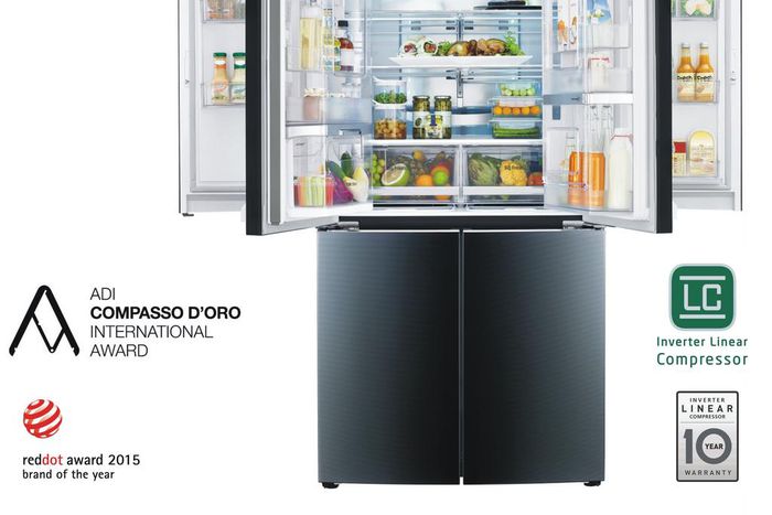 LG dual door design